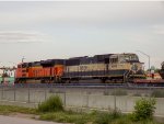 BNSF 9166 and BNSF 9626